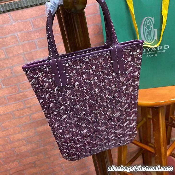 New Arrivals Original Goyard Poitiers Bag 2196 Bungundy