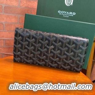 OUTLETS Goyard Original Long Purse 020174 Black