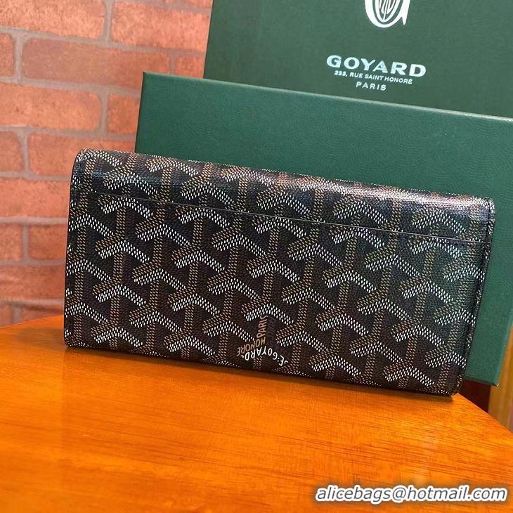 OUTLETS Goyard Original Long Purse 020174 Black