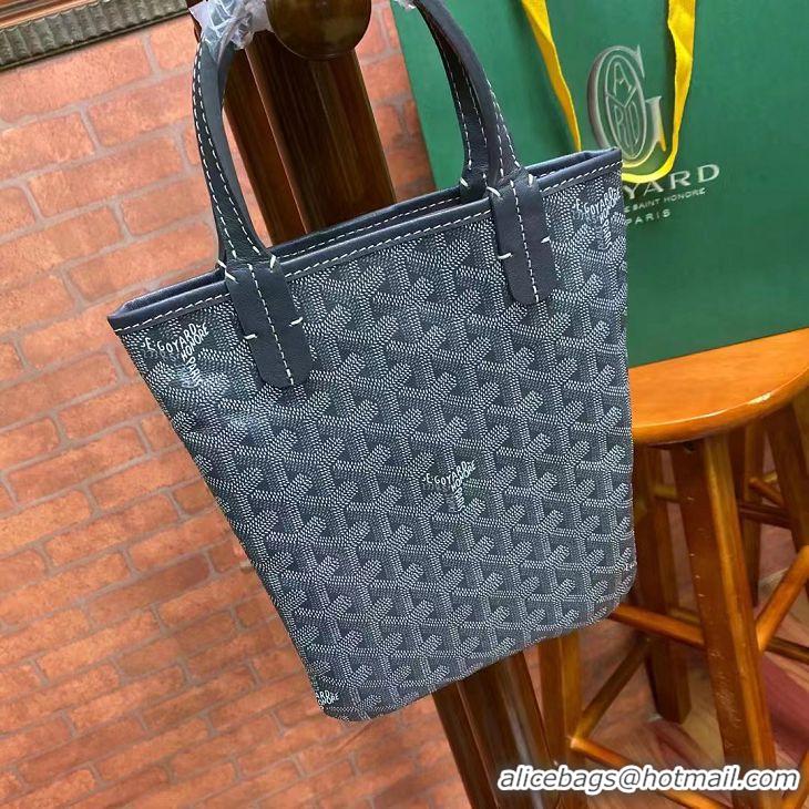 Spot Bulk Original Goyard Poitiers Bag 2196 Dark Grey