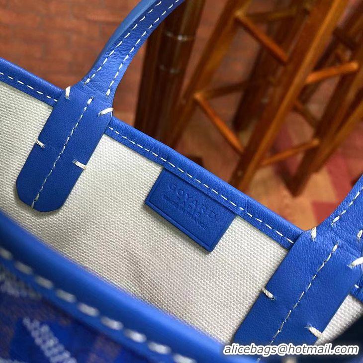 Buy Discount Original Goyard Poitiers Bag 2196 Light Blue