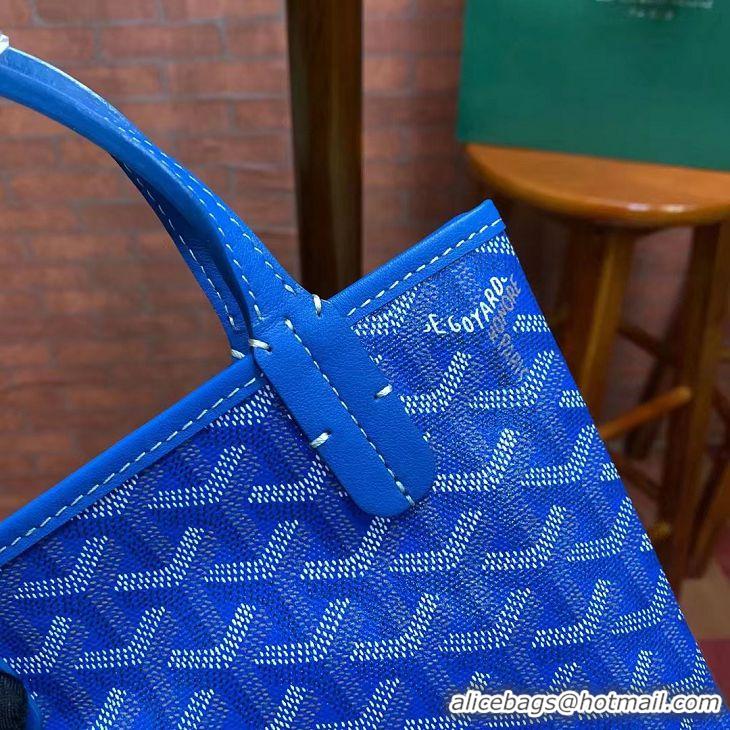 Buy Discount Original Goyard Poitiers Bag 2196 Light Blue