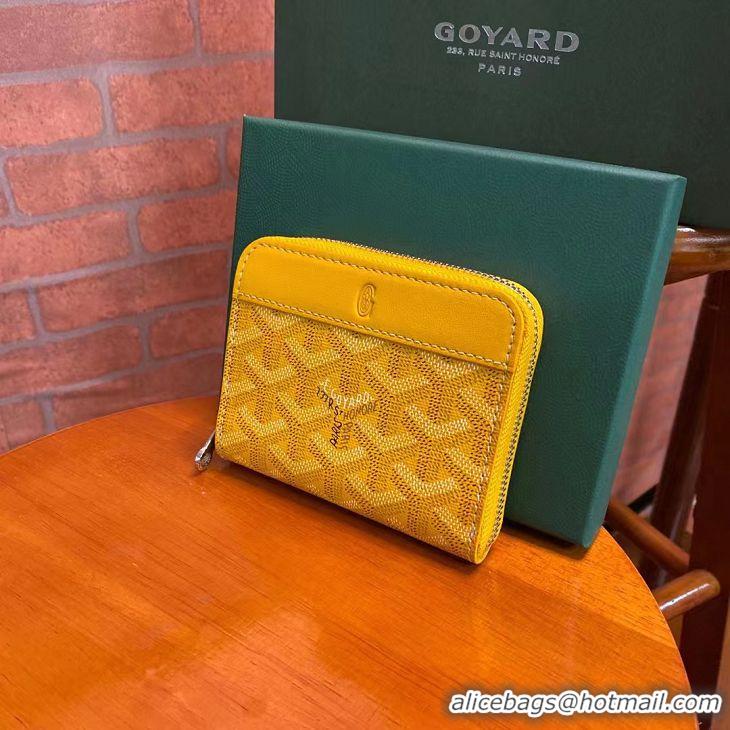 Low Cost Goyard Original Zippy Coin Purse 020084 Yellow