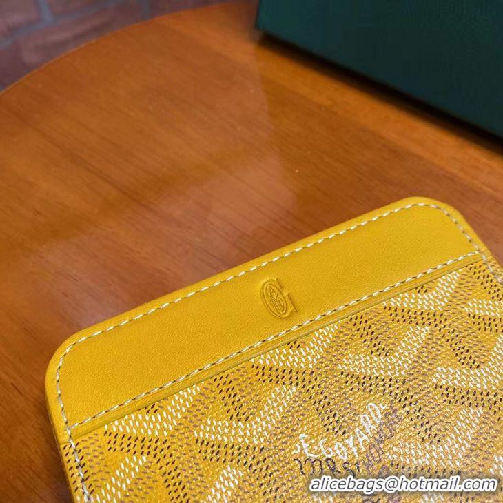 Low Cost Goyard Original Zippy Coin Purse 020084 Yellow