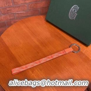 Sophisticated Goyard Original Key Chain 02002 Orange