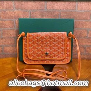 Discount Goyard Original Plumet MINI Crossbody Messenger Bag 2167 Orange