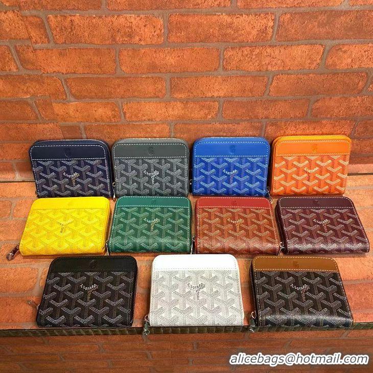 Top Quality Goyard Original Zippy Coin Purse 020084 Bungundy