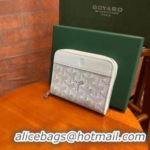 New Arrivals Goyard Original Zippy Coin Purse 020084 White