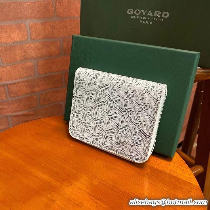 New Arrivals Goyard Original Zippy Coin Purse 020084 White