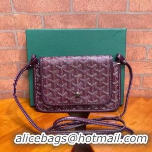 Cheapest Goyard Original Plumet MINI Crossbody Messenger Bag 2167 Bungundy