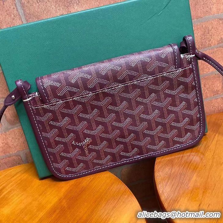 Cheapest Goyard Original Plumet MINI Crossbody Messenger Bag 2167 Bungundy