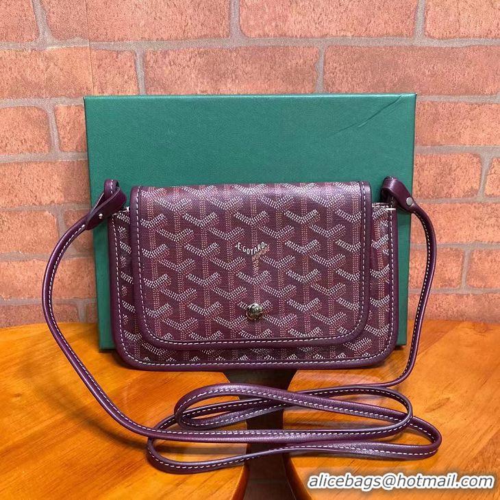 Cheapest Goyard Original Plumet MINI Crossbody Messenger Bag 2167 Bungundy