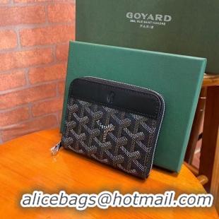 Promotional Goyard Original Zippy Coin Purse 020084 Black