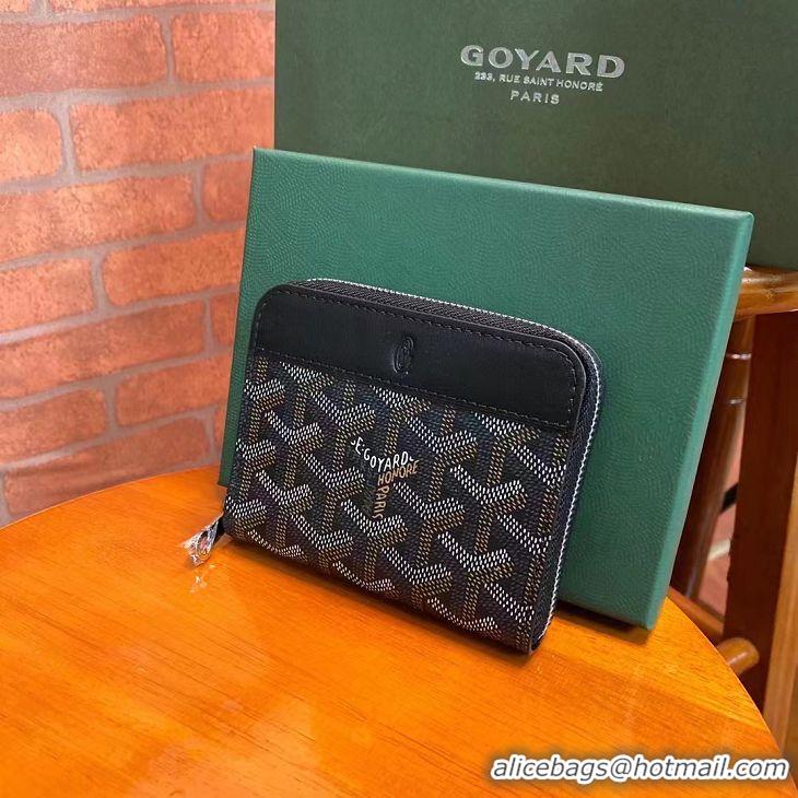 Promotional Goyard Original Zippy Coin Purse 020084 Black