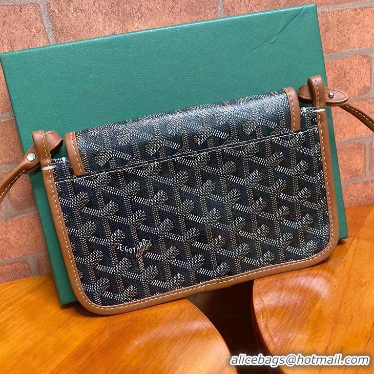 Popular Goyard Original Plumet MINI Crossbody Messenger Bag 2167 Black And Tan