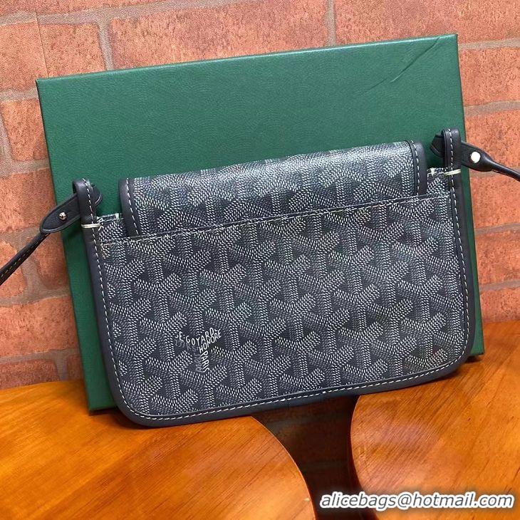 Top Sale Goyard Original Plumet MINI Crossbody Messenger Bag 2167 Dark Grey