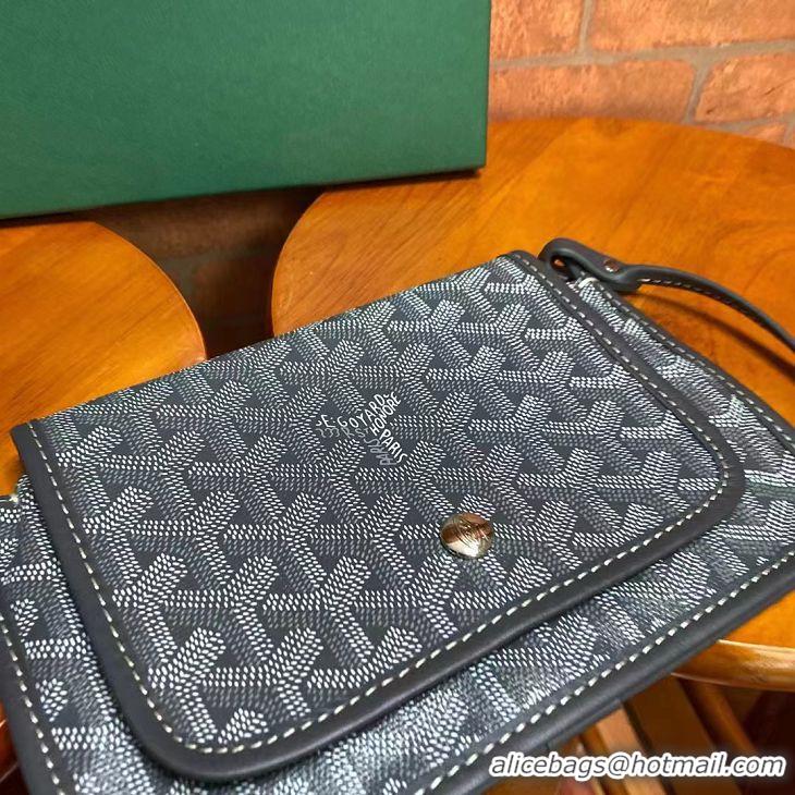 Top Sale Goyard Original Plumet MINI Crossbody Messenger Bag 2167 Dark Grey