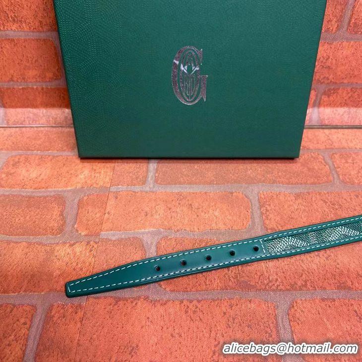 Buy Inexpensive Goyard Original Dog Collar 02003 Green