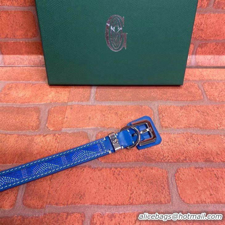 Promotional Goyard Original Dog Collar 02003 Light Blue