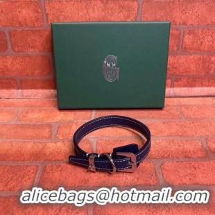 New Design Goyard Original Dog Collar 02003 Navy Blue