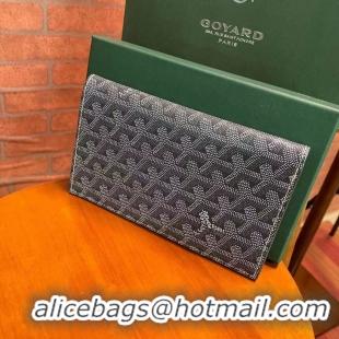 Best Price Goyard Original Passport Wallet 020108 Dark Grey