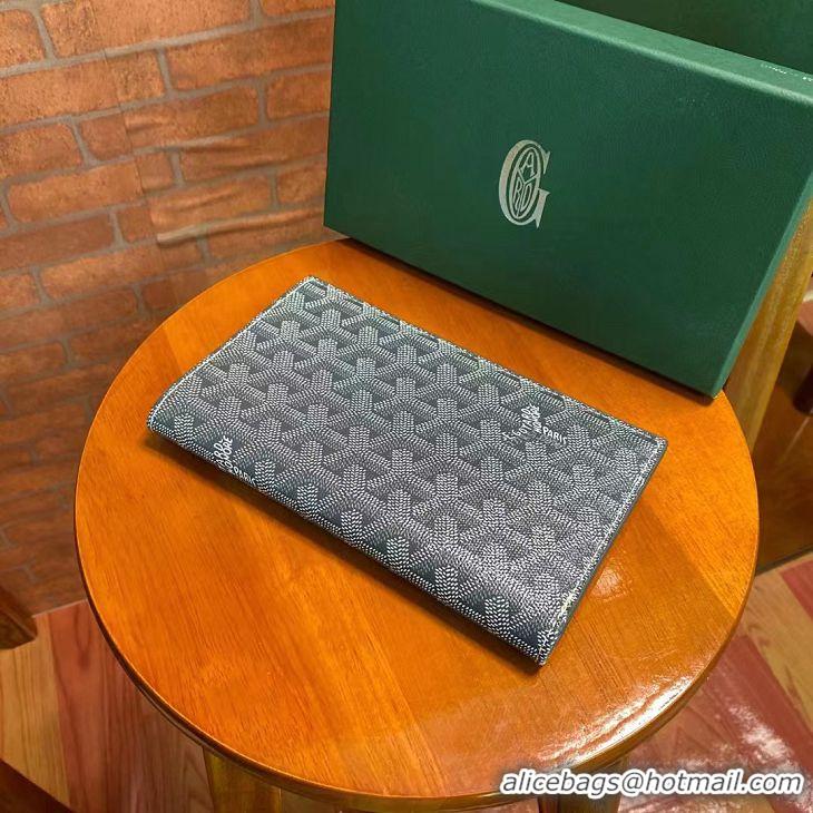 Best Price Goyard Original Passport Wallet 020108 Dark Grey