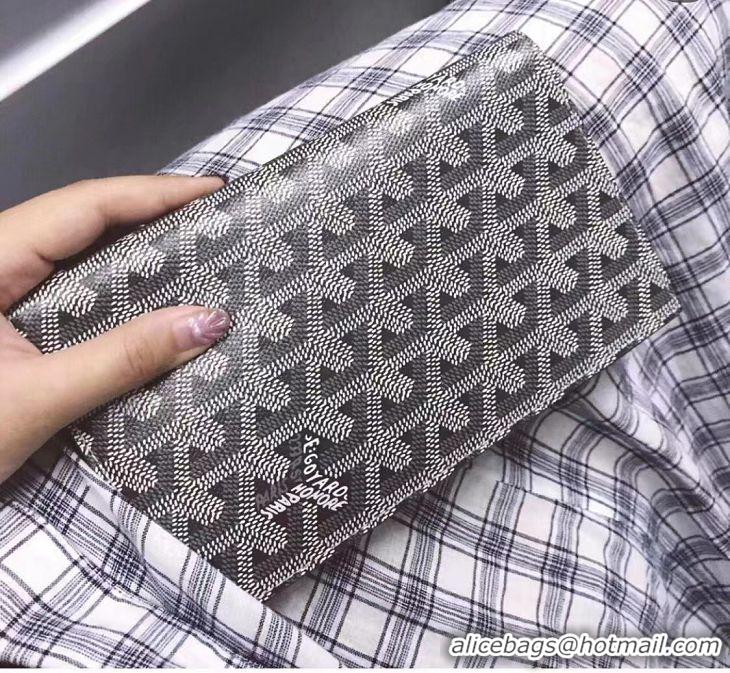 Best Price Goyard Original Passport Wallet 020108 Dark Grey