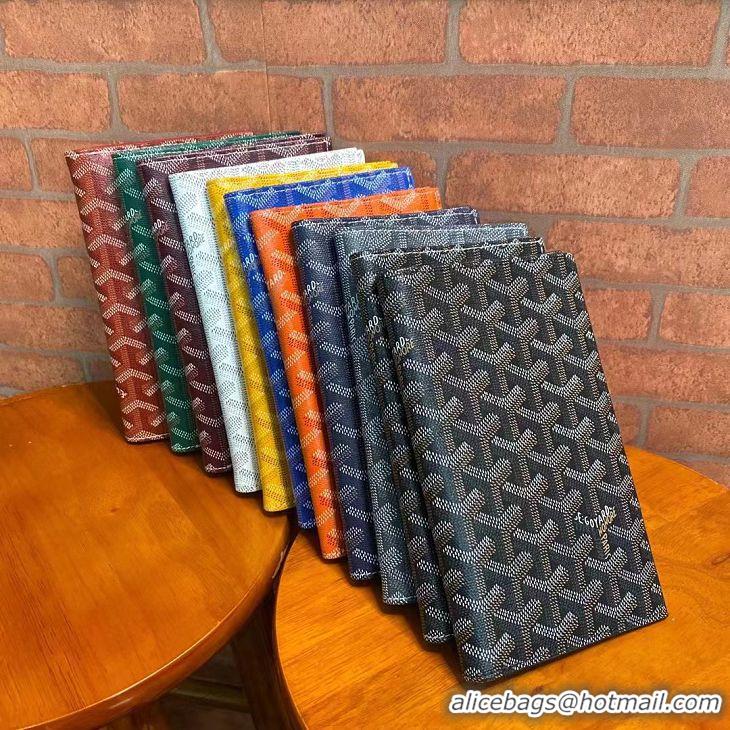 Inexpensive Goyard Original Passport Cover 020108 Navy Blue