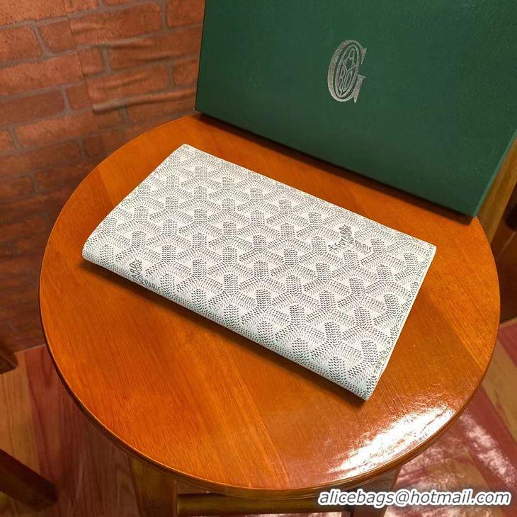 Free Shipping Goyard Original Passport Cover 020108 White