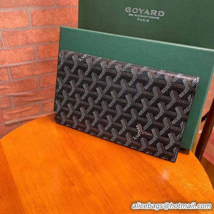 New Stylish Goyard Original Passport Wallet 020108 Black