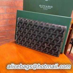 Low Cost Goyard Original Passport Wallet 020108 Black And Tan