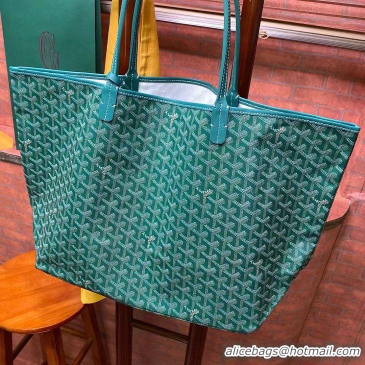 Buy Discount Goyard Original Saint Louis Tote Bag GM 18212 Green