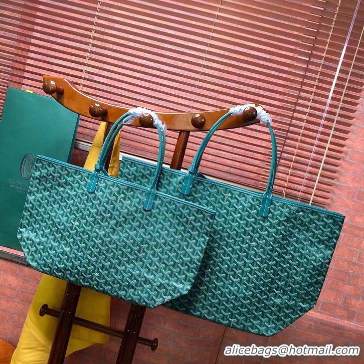 Buy Discount Goyard Original Saint Louis Tote Bag GM 18212 Green