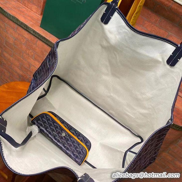 ​Imitation Goyard Original Saint Louis Tote Bag GM 18212 Navy Blue