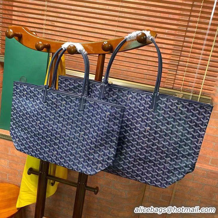 ​Imitation Goyard Original Saint Louis Tote Bag GM 18212 Navy Blue