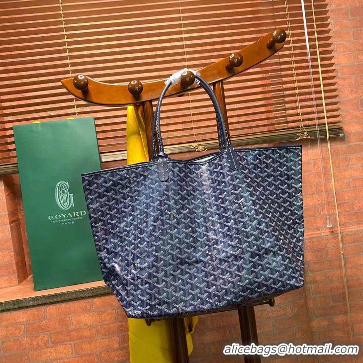 ​Imitation Goyard Original Saint Louis Tote Bag GM 18212 Navy Blue