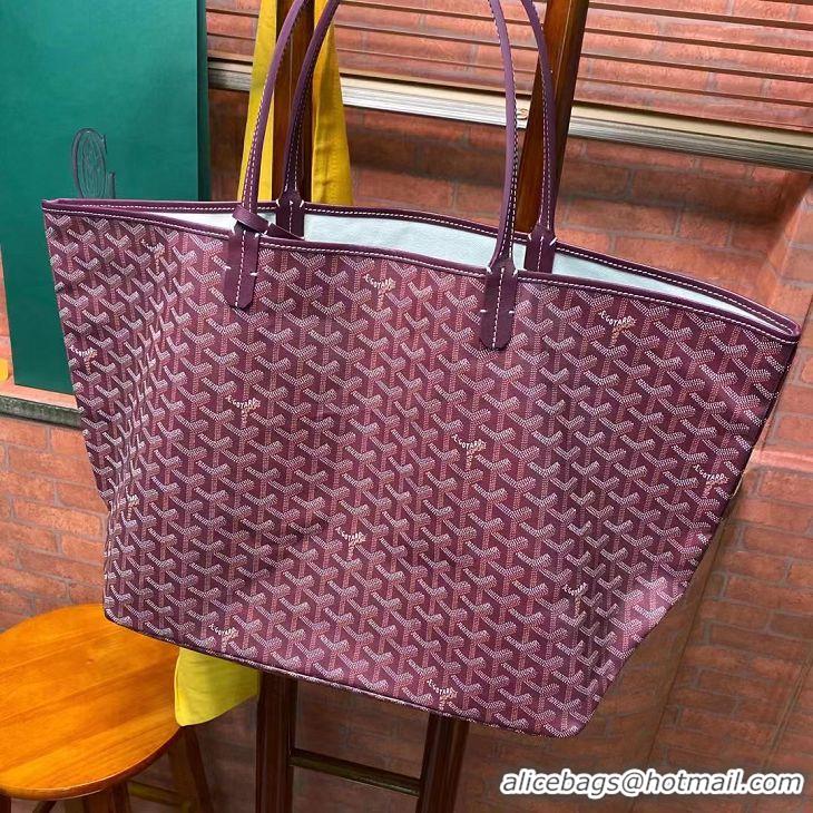 Low Price Goyard Original Saint Louis Tote Bag GM 18212 Bungundy