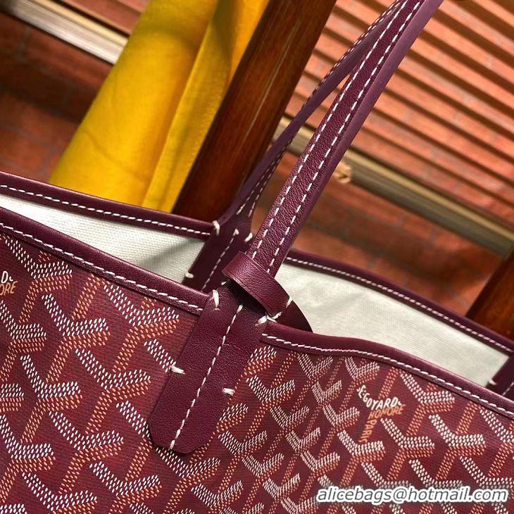 Top Quality Goyard Original St Louis Tote PM 18212 Bungundy