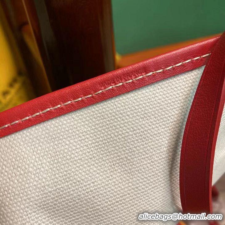 Luxury Imitation Goyard Original Saint Louis Tote MINI 18212 Red