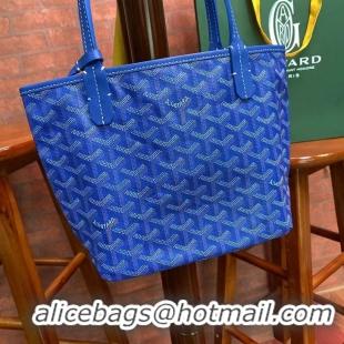 Hot Sell Goyard Original Saint Louis Tote MINI 18212 Light Blue