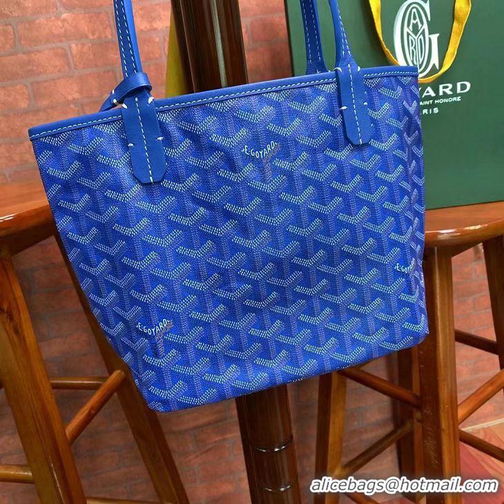 Hot Sell Goyard Original Saint Louis Tote MINI 18212 Light Blue