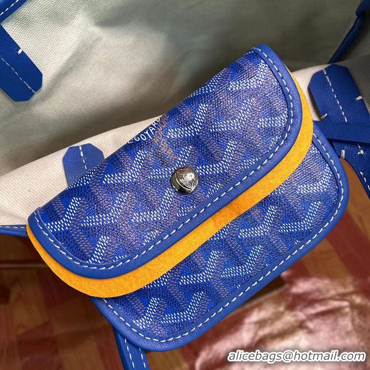 Hot Sell Goyard Original Saint Louis Tote MINI 18212 Light Blue