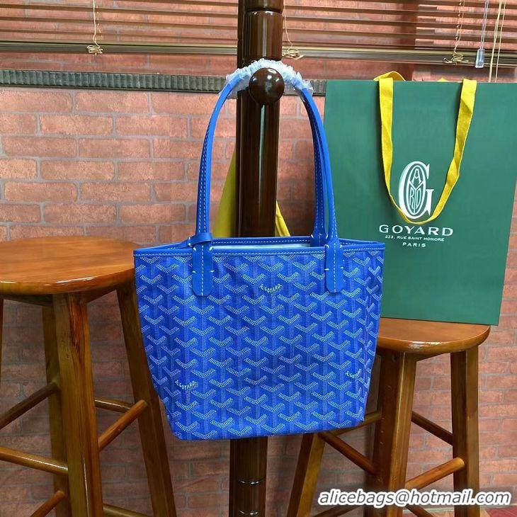 Hot Sell Goyard Original Saint Louis Tote MINI 18212 Light Blue