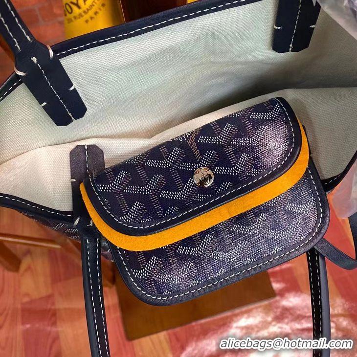 Buy Goyard Original Saint Louis Tote MINI 18212 Navy Blue