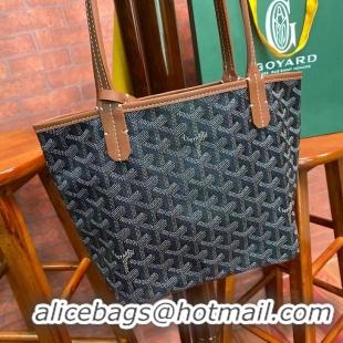 Top Design Goyard Original Saint Louis Tote MINI 18212 Black And Tan