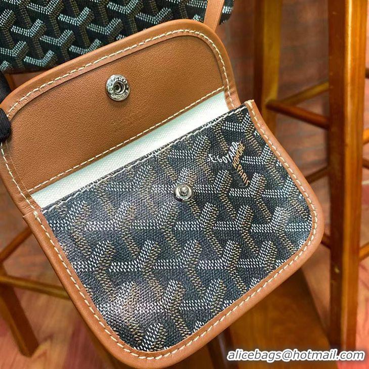 Top Design Goyard Original Saint Louis Tote MINI 18212 Black And Tan