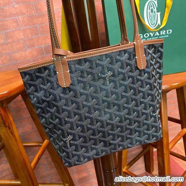 Top Design Goyard Original Saint Louis Tote MINI 18212 Black And Tan