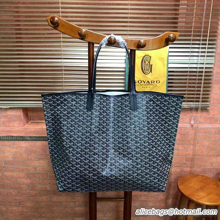 Buy Grade Goyard Original Saint Louis Tote Bag XXL 2376 Black