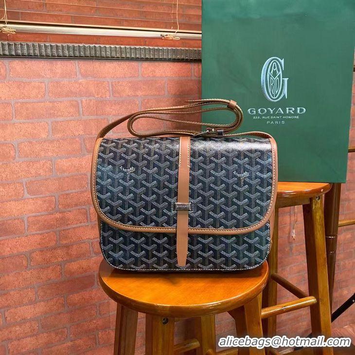 Discount Goyard New Design Original Messenger Bag GM 8962 Black And Tan