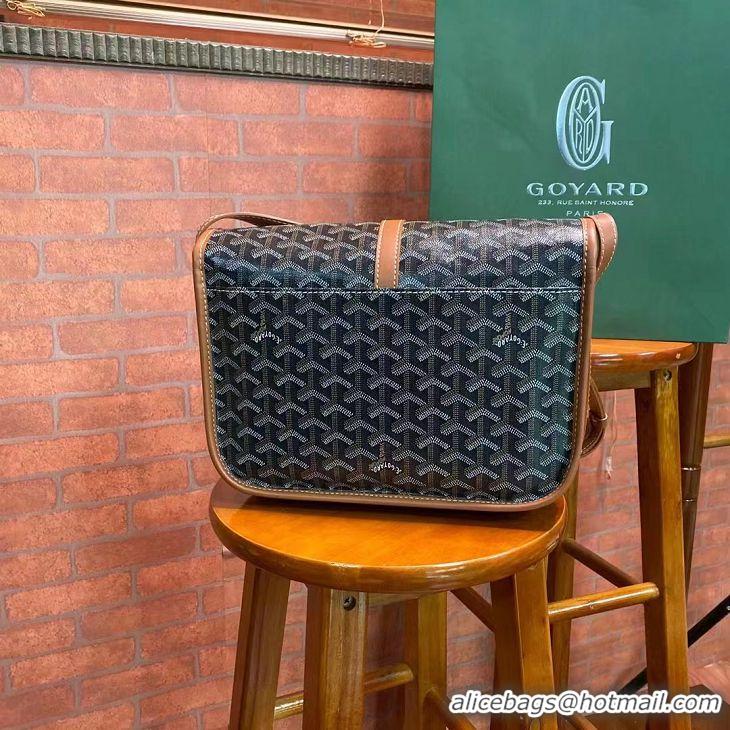 Discount Goyard New Design Original Messenger Bag GM 8962 Black And Tan